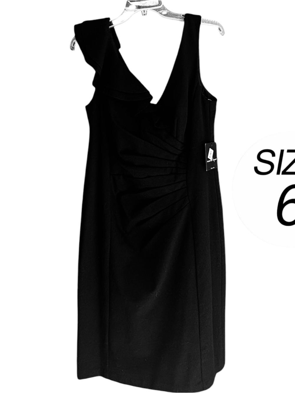 NWT Nanette Lepore Camelia Dress Black Size 6 MSRP $328